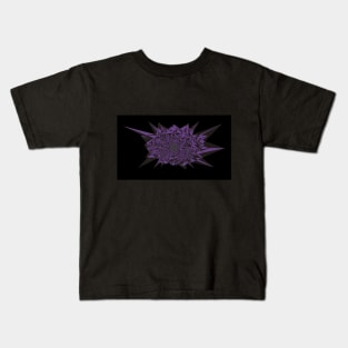 Abstract Glitch in Negative Space Kids T-Shirt